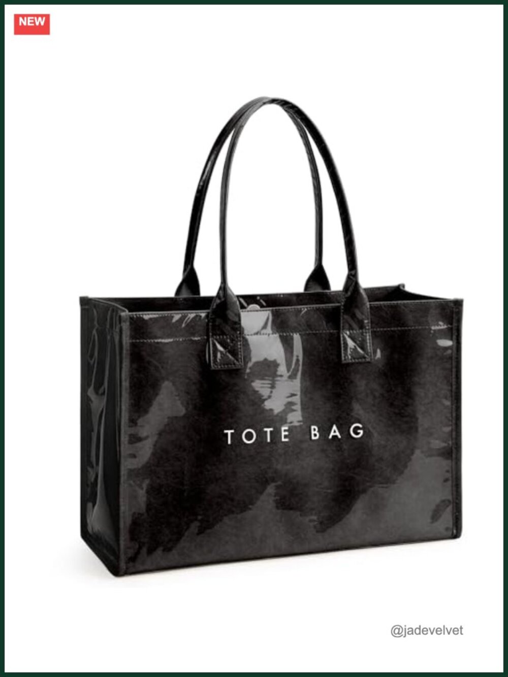 PVC Kraft Paper Tote Bag Waterproof Large Capacity Work Handbag with Top Handle